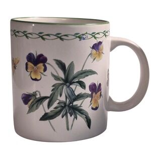 Studio Nova Garden Bloom Coffee Mugs Set of 2 White Floral Butterfly Y2372